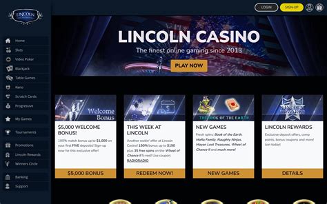 lincoln casino slots|lincoln online casino.